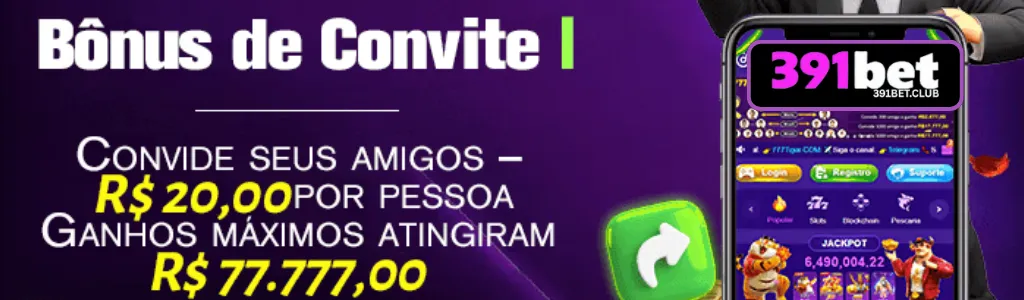 Promoções no 391bet cassino.